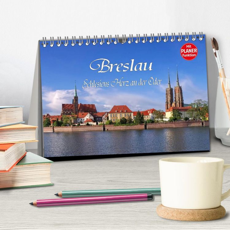 Produktbild: Breslau - Schlesiens Herz an der Oder (Tischkalender 2026 DIN A5 quer), CALVENDO Monatskalender