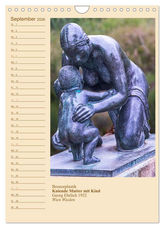 Produktbild: M&uuml;tter mit Kindern in der Kunst (Wandkalender 2026 DIN A4 hoch), CALVENDO Monatskalender