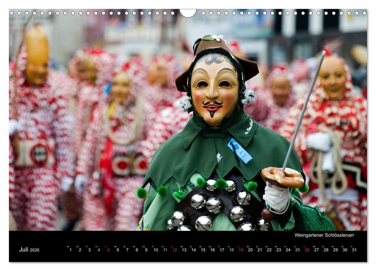 Produktbild: Narri Narro (Wandkalender 2026 DIN A3 quer), CALVENDO Monatskalender