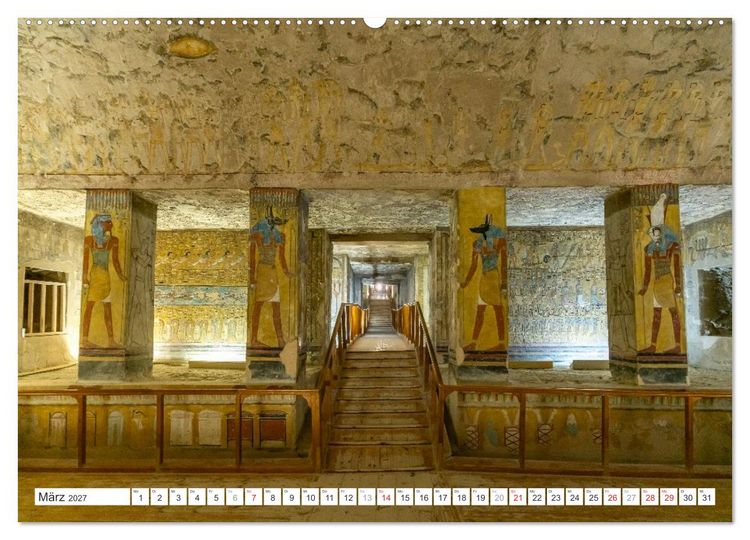 Produktbild: &Auml;gypten - Karnak, die thebanische Nekropole und Luxor (hochwertiger Premium Wandkalender 2027 DIN A2 quer), Kunstdruck in Hochglanz