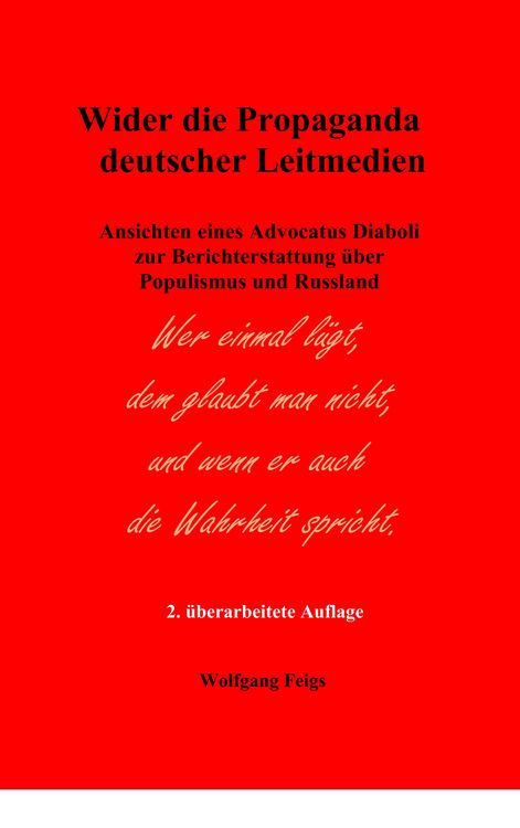 Produktbild: Wider die Propaganda deutscher Leitmedien