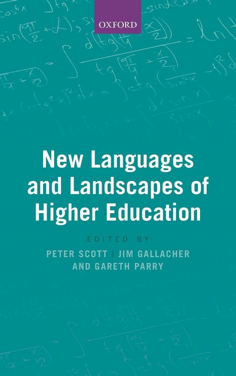 Produktbild: New Languages and Landscapes of Higher Education