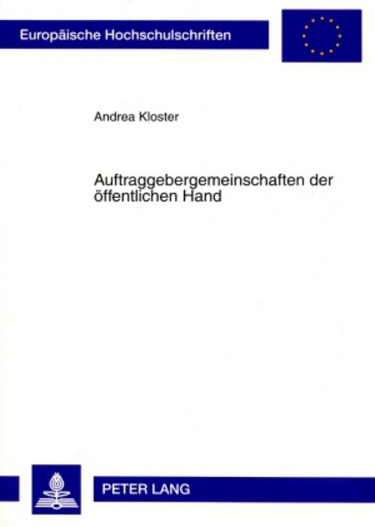 Produktbild: Auftraggebergemeinschaften der &ouml;ffentlichen Hand