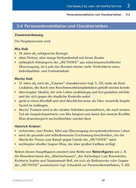 Produktbild: Corpus Delicti von Juli  Zeh - Textanalyse und Interpretation