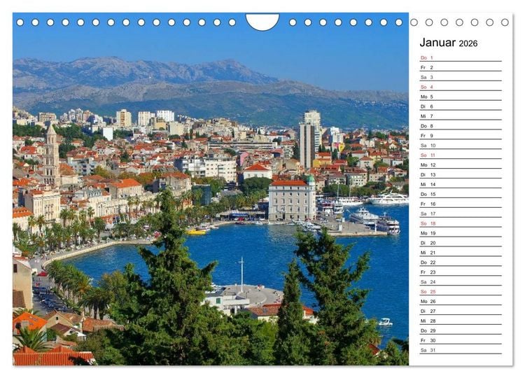 Produktbild: Split - Metropole Dalmatiens (Wandkalender 2026 DIN A4 quer), CALVENDO Monatskalender
