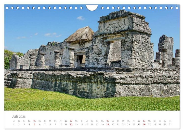Produktbild: Tulum - Mexico (Wandkalender 2026 DIN A4 quer), CALVENDO Monatskalender