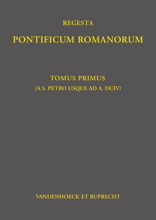 Produktbild: Regesta Pontificum Romanorum