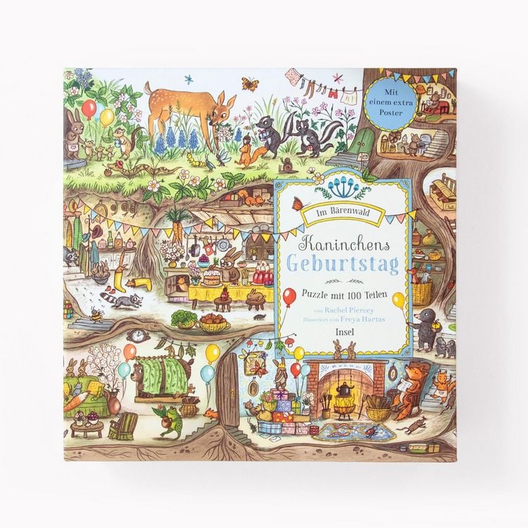 Produktbild: Im B&auml;renwald. Kaninchens Geburtstag. Puzzle mit 100 Teilen f&uuml;r Kinder ab 4 Jahre