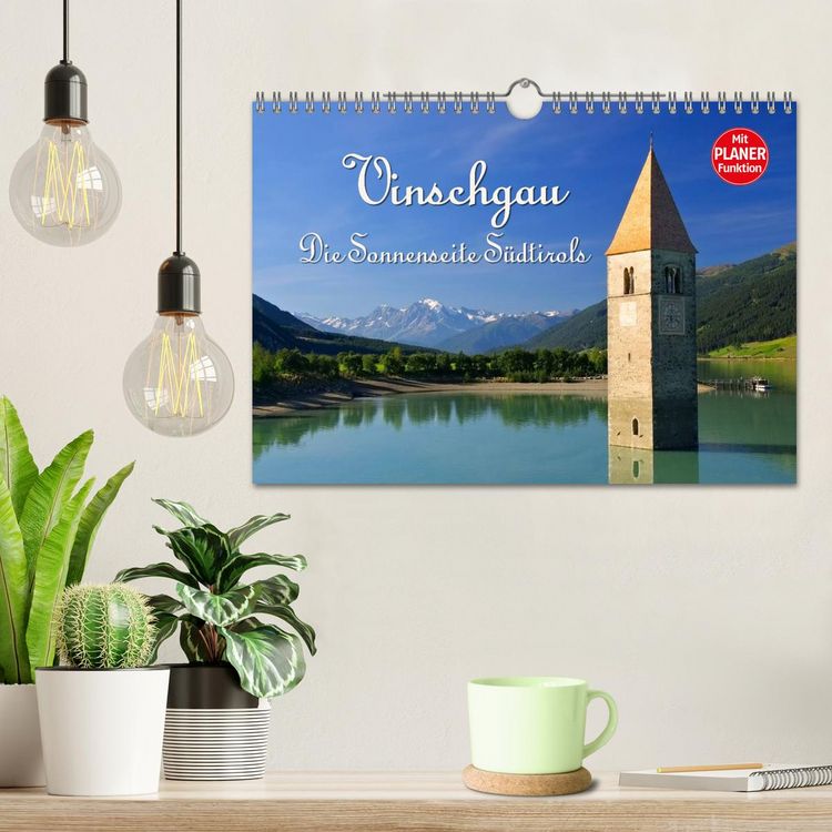 Produktbild: Vinschgau - Die Sonnenseite S&uuml;dtirols (Wandkalender 2026 DIN A4 quer), CALVENDO Monatskalender