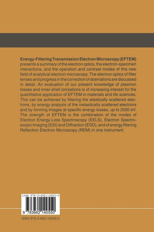 Produktbild: Energy-Filtering Transmission Electron Microscopy