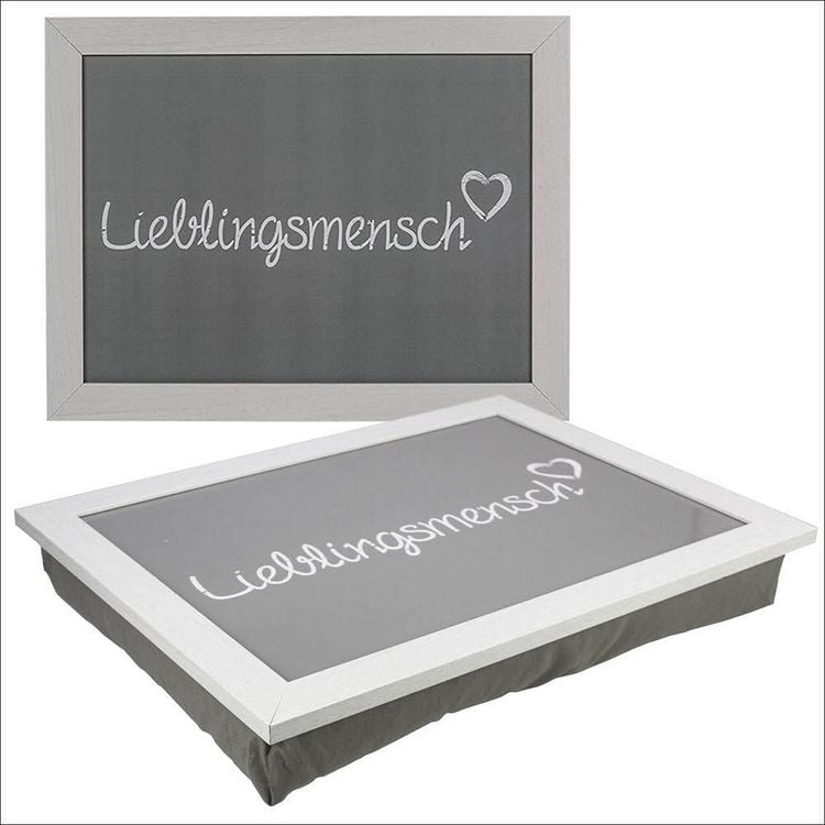 Produktbild: Kissen-Tablett Lieblingsmensch