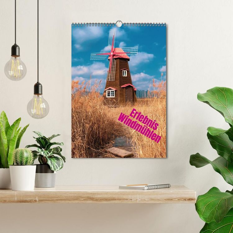 Produktbild: Erlebnis Windm&uuml;hle (Wandkalender 2027 DIN A3 hoch), CALVENDO Monatskalender