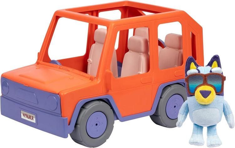 Produktbild: BLUEY Buddies S13 - Gro&szlig;es Familienauto & BLUEY-Pl&uuml;schfigur 20 cm