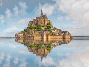 Produktbild: CALVENDO Puzzle Mont Saint Michel, Normandie, Frankreich | 1000 Teile Lege-Gr&ouml;&szlig;e 64x48cm Foto-Puzzle f&uuml;r gl&uuml;ckliche Stunden