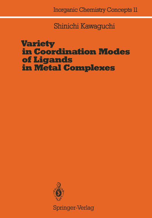 Produktbild: Variety in Coordination Modes of Ligands in Metal Complexes