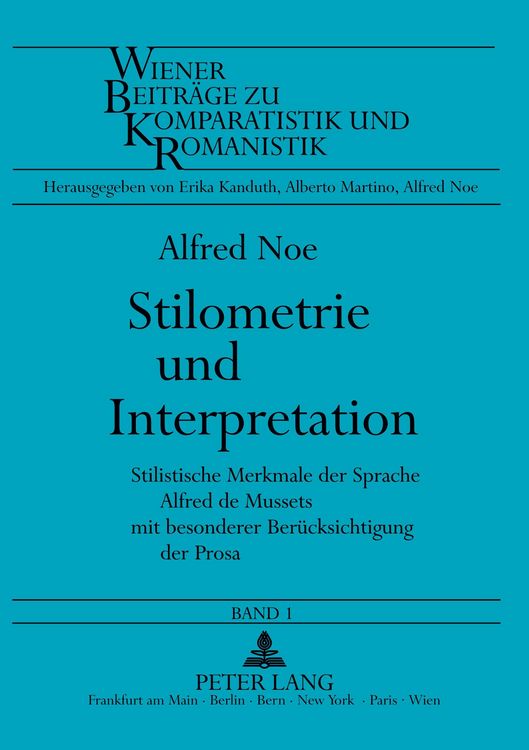 Produktbild: Stilometrie und Interpretation