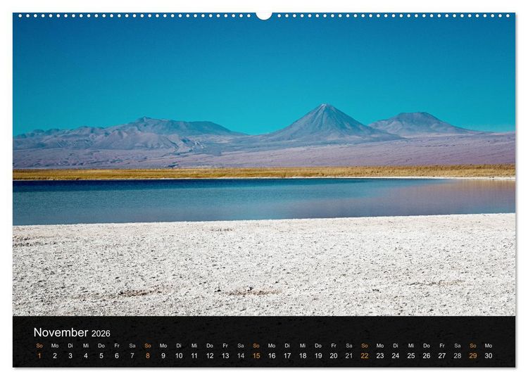 Produktbild: Atacama: Die W&uuml;ste im Norden Chiles (hochwertiger Premium Wandkalender 2026 DIN A2 quer), Kunstdruck in Hochglanz
