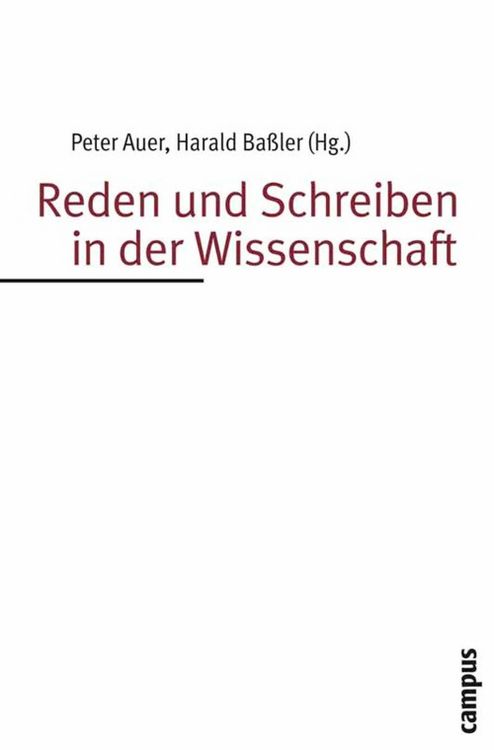 Produktbild: Reden und Schreiben in der Wissenschaft