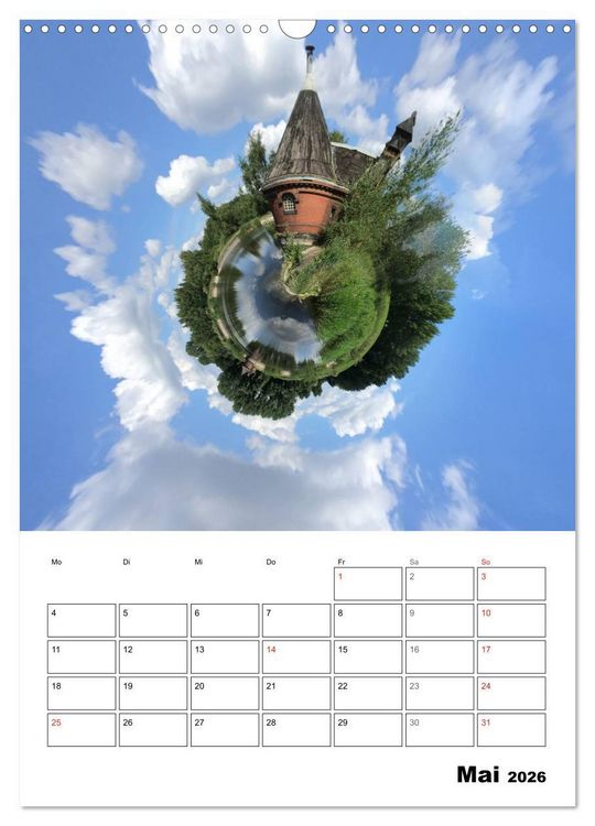 Produktbild: The tiny world of HAMBURG (Wandkalender 2026 DIN A3 hoch), CALVENDO Monatskalender