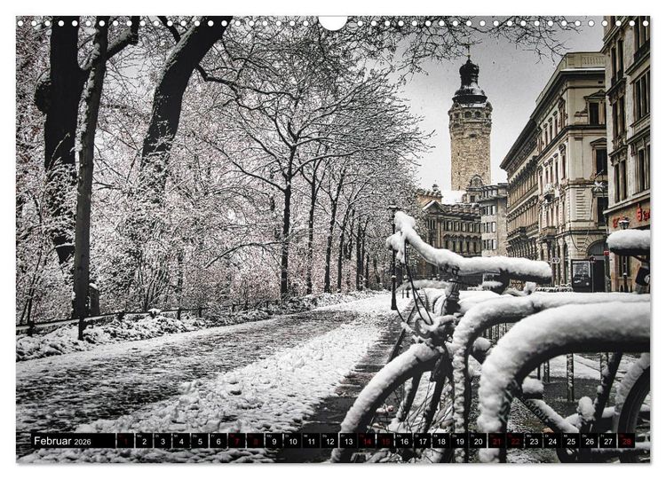 Produktbild: Leipzig Kalender Perspektiven (Wandkalender 2026 DIN A3 quer), CALVENDO Monatskalender
