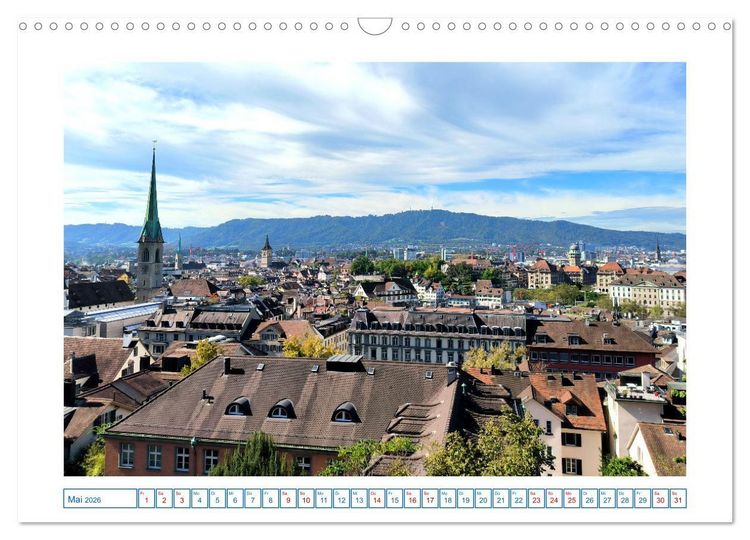 Produktbild: Schweizer St&auml;dte (Wandkalender 2026 DIN A3 quer), CALVENDO Monatskalender