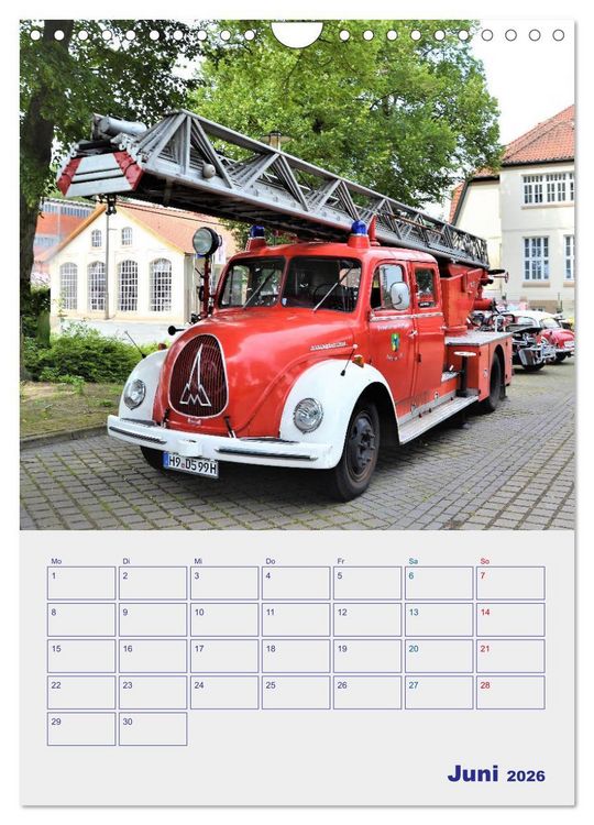 Produktbild: FEUERWEHR-Legende (Wandkalender 2026 DIN A4 hoch), CALVENDO Monatskalender