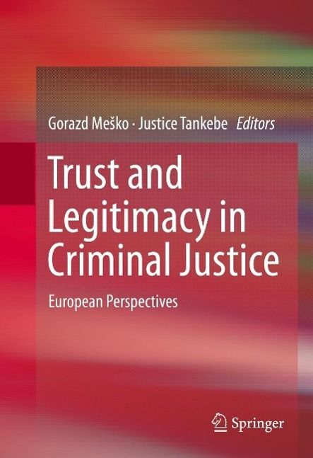 Produktbild: Trust and Legitimacy in Criminal Justice