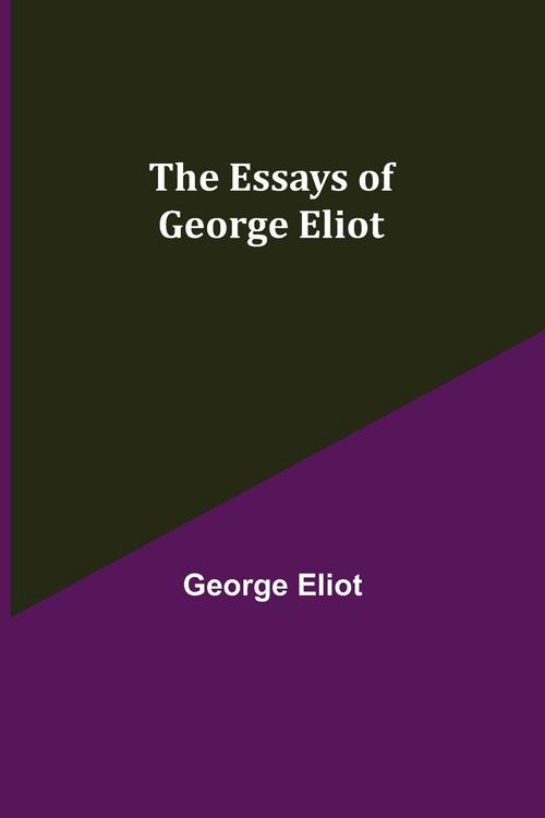 Produktbild: The Essays Of George Eliot