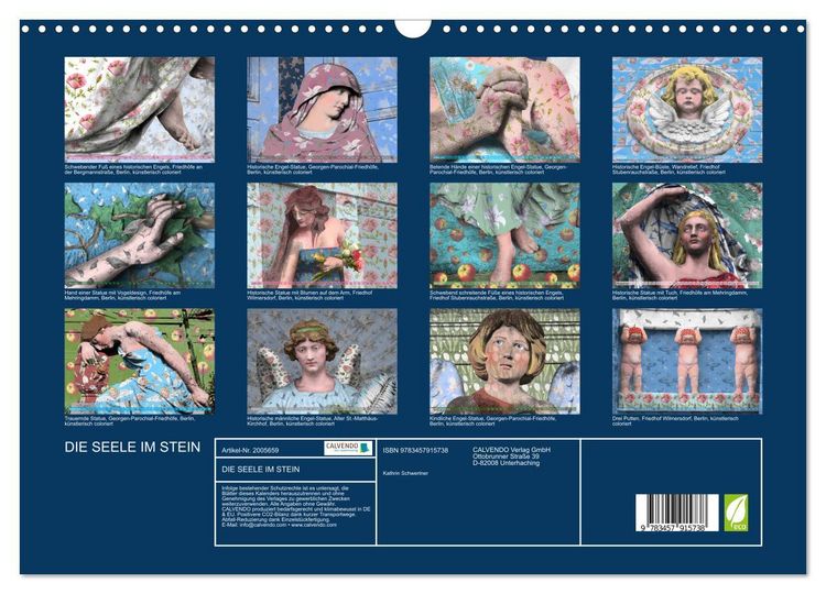 Produktbild: DIE SEELE IM STEIN (Wandkalender 2026 DIN A3 quer), CALVENDO Monatskalender