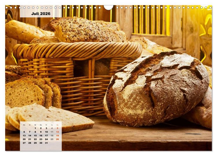 Produktbild: BROTART / 2026 (Wandkalender 2026 DIN A3 quer), CALVENDO Monatskalender
