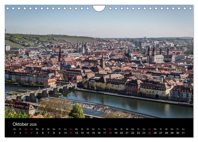 Produktbild: Malerisches Frankenland (Wandkalender 2026 DIN A4 quer), CALVENDO Monatskalender