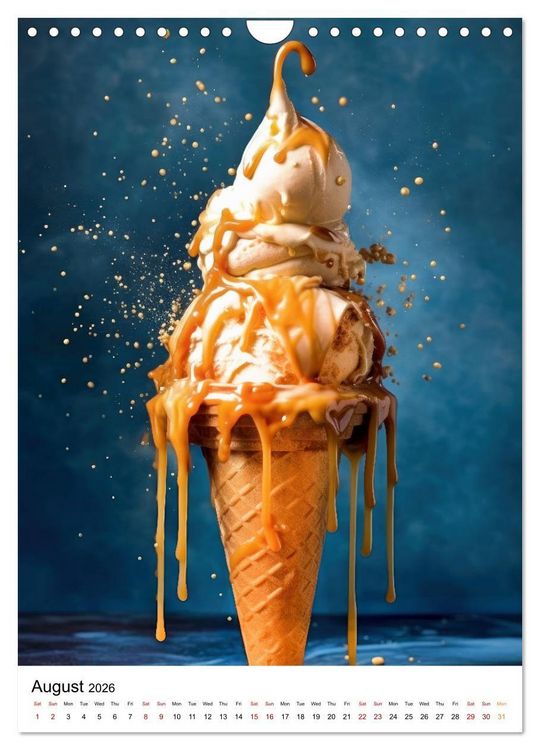 Produktbild: Iced Euphoria (Wall Calendar 2026 DIN A4 portrait), CALVENDO 12 Month Wall Calendar