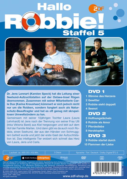 Produktbild: Hallo Robbie - Staffel 5 [3 DVDs]