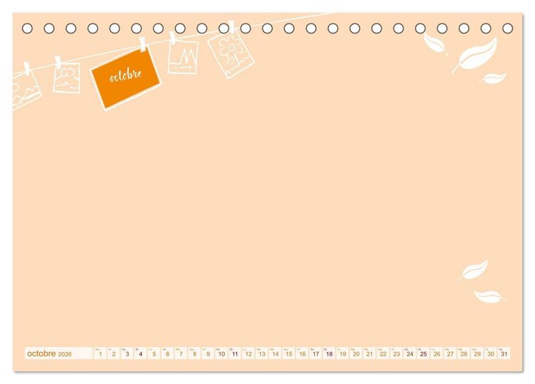 Produktbild: 12 x collage de photos - calendrier de bricolage (Calendrier de bureau 2026 DIN A5 vertical), CALVENDO calendrier mensuel