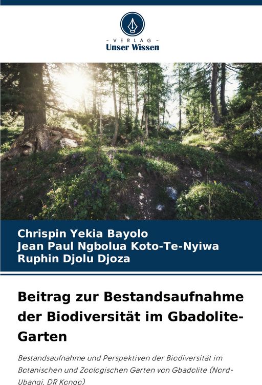 Produktbild: Beitrag zur Bestandsaufnahme der Biodiversit&auml;t im Gbadolite-Garten