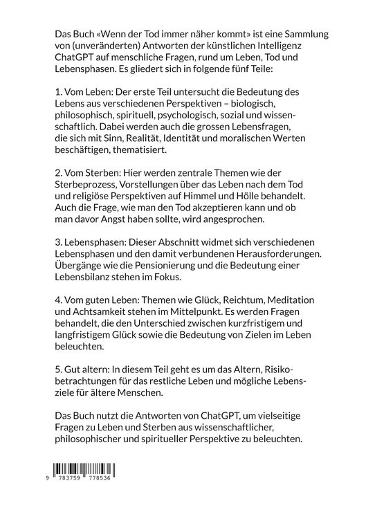 Produktbild: Wenn der Tod immer n&auml;her kommt