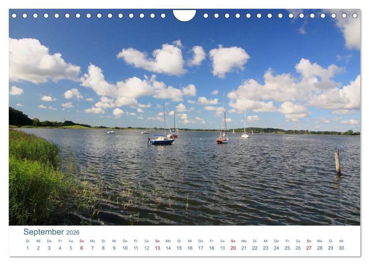Produktbild: Sieseby 2026. Idyllisches Fl&auml;chendenkmal an der Schlei (Wandkalender 2026 DIN A4 quer), CALVENDO Monatskalender