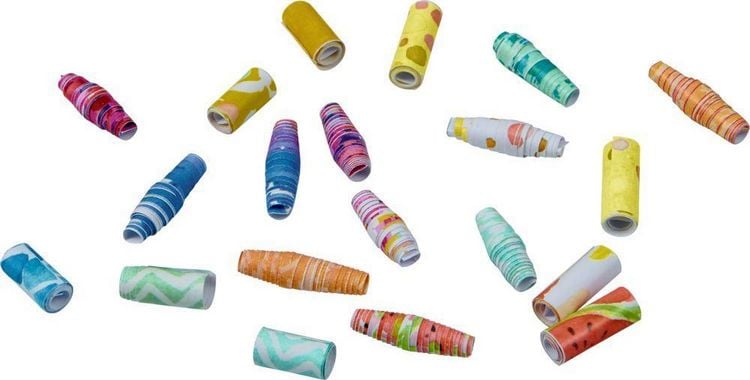 Produktbild: Papierperlen zum Selbermachen - 100% selbst gemacht