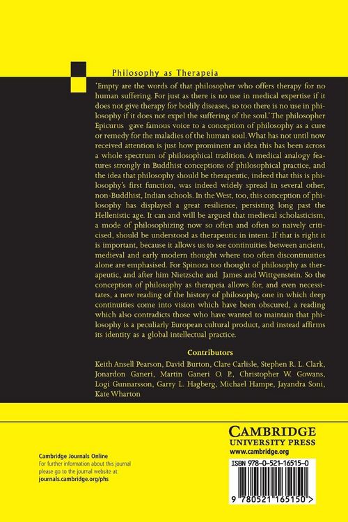 Produktbild: Philosophy as Therapeia