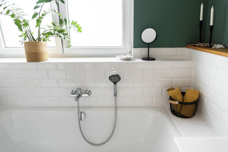 Produktbild: Duschkopf Watersaving Chrom, &Oslash; 12 cm