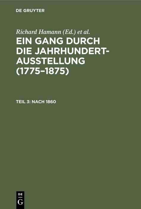 Produktbild: Nach 1860