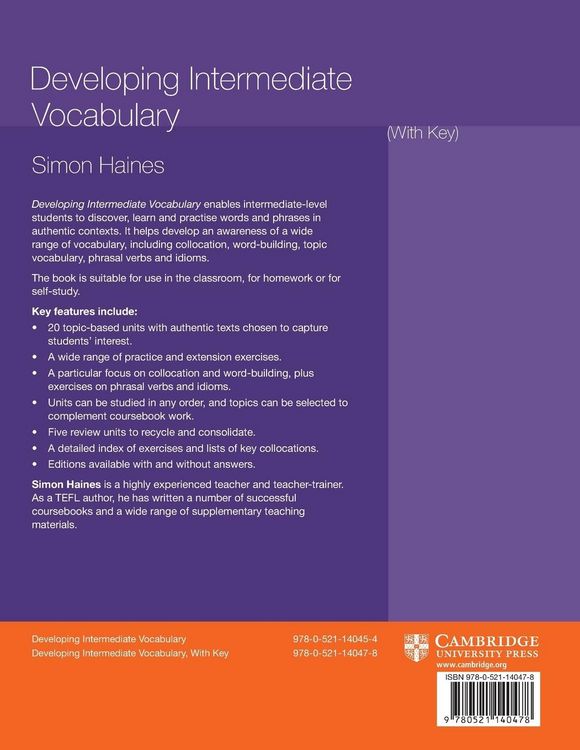 Produktbild: Developing Intermediate Vocabulary