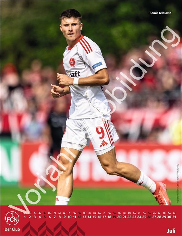 Produktbild: 1. FC N&uuml;rnberg Posterkalender 2027