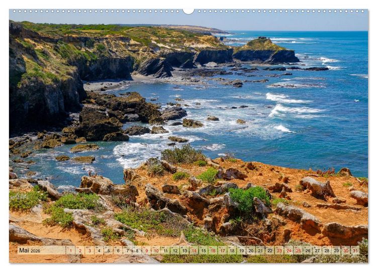 Produktbild: Fischerweg Portugal (hochwertiger Premium Wandkalender 2026 DIN A2 quer), Kunstdruck in Hochglanz
