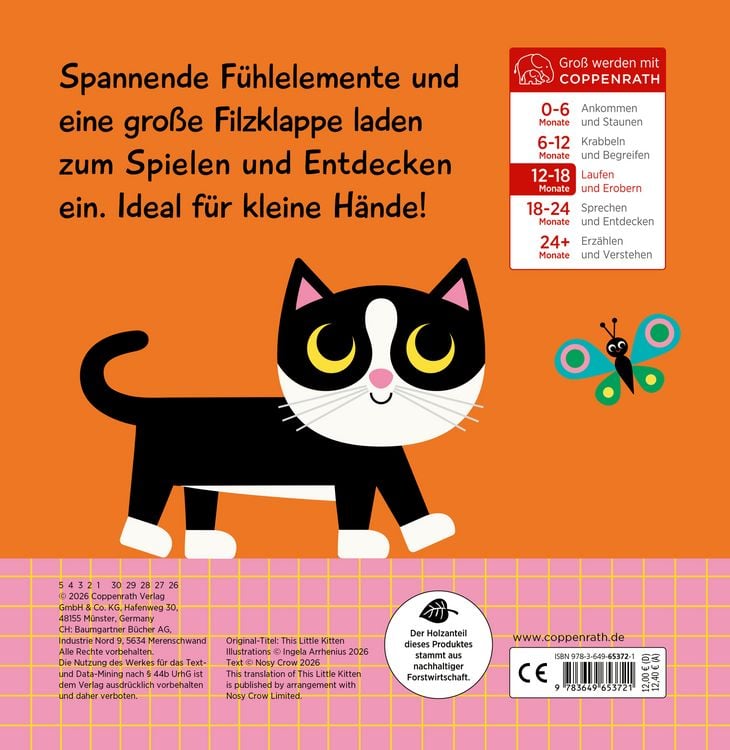 Produktbild: Mein F&uuml;hlbuch: Kleine Katze