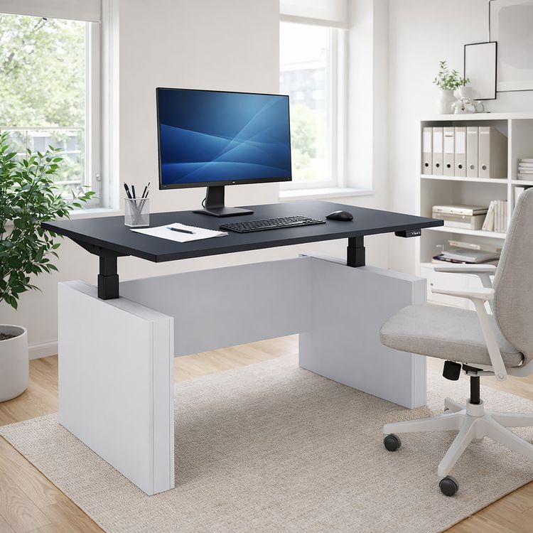 Produktbild: Schreibtisch h&ouml;henverstellbar Salia 140x80
