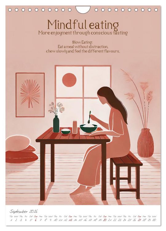 Produktbild: The anti-stress path - Monthly inspirations for more balance (Wall Calendar 2026 DIN A4 portrait), CALVENDO 12 Month Wall Calendar