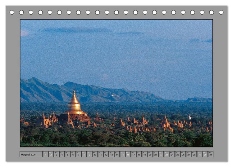 Produktbild: S&Uuml;DOSTASIEN Im Reich des Buddha (Tischkalender 2026 DIN A5 quer), CALVENDO Monatskalender