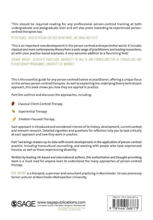 Produktbild: Person-centred and Experiential Therapies
