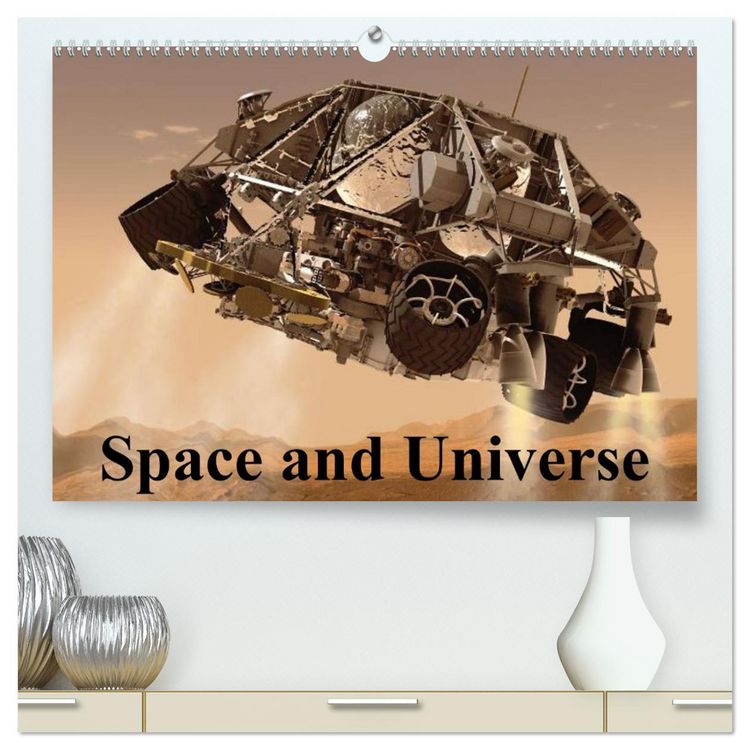 Produktbild: Space and Universe (High Quality Premium Wall Calendar 2026 DIN A2 landscape),CALVENDO 12 Month Wall Calendar